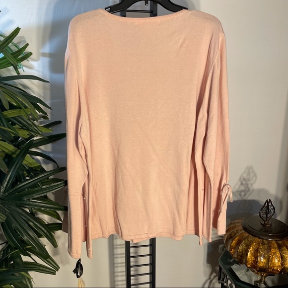 Emaline Woman (86262) 2X Rose Sweater - Picture 2 of 10